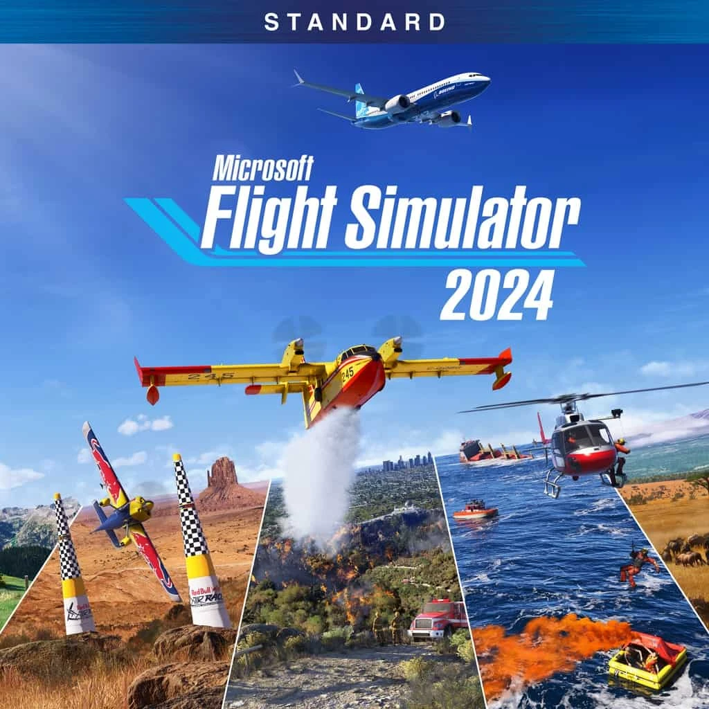— обложка игры Microsoft Flight Simulator